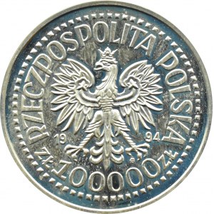 Poland, Third Republic, 100,000 zloty 1994, 50th anniversary of the Warsaw Uprising