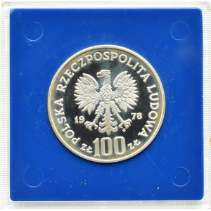 Polsko, PRL, 100 zlotých 1978, Łoś, Warszawa, UNC