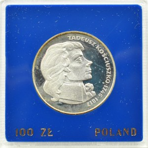 Poland, People's Republic of Poland, 100 gold 1976, T. Kosciuszko, Warsaw, UNC