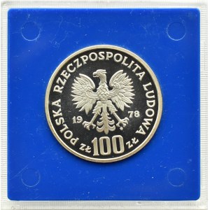 Poland, communist Poland, 100 gold 1978, J. Korczak, Warsaw, UNC
