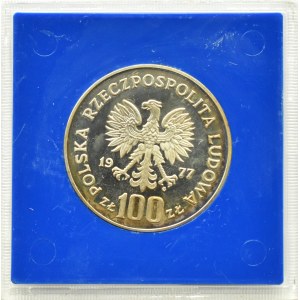 Poland, People's Republic of Poland, 100 zloty 1977, H. Sienkiewicz, Warsaw, UNC