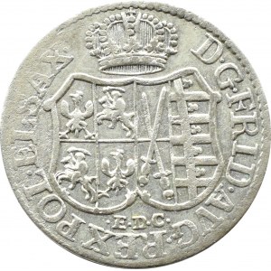August III Sas, 1/12 thaler 1763 EDC, Leipzig