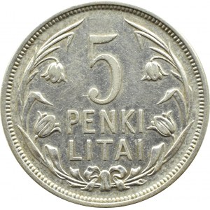 Lithuania, 5 litas 1925, London