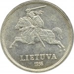 Litva, J. Basanavicius, 5 litas 1936, Kaunas