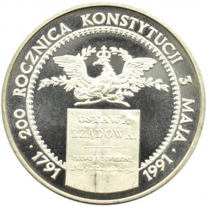Polsko, III RP, 200000 zlotých 1991, Ústava, Varšava