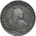 Rusko, Alžběta, rubl 1745 С.П.Б, Moskva