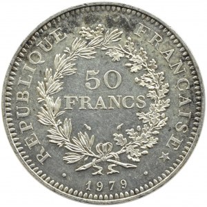 France, Hercules, 50 francs 1979 A, Paris, UNC