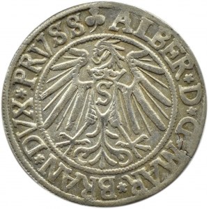 Prusy Książęce, Albrecht, grosz pruski 1541, Królewiec