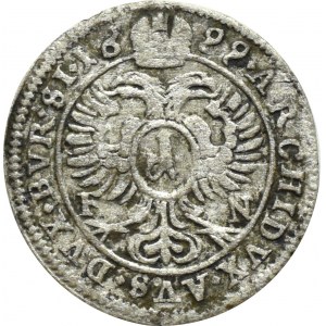 Silesia, Leopold I, krajcar 1699 FN, Opole