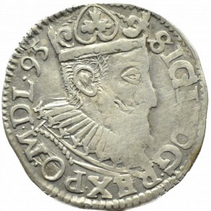 Zikmund III Vasa, trojak 1595, Wschowa, NEZNÁMÝ