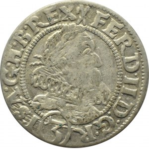 Silesia, Leopold I, 3 krajcary 1628, Wrocław