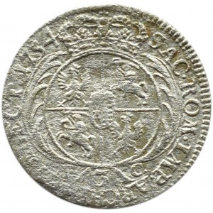 August III Sas, trojak 1754 EC, Leipzig