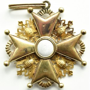 Russland, 19./20. Jahrhundert, Orden des Heiligen Stanislaw, Gold 56