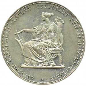 Österreich, Franz Joseph I., 2 Hochzeitsgulden 1854, Wien