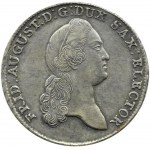Německo, Sasko, Fridrich August I., tolar 1778 E.D.C., Drážďany