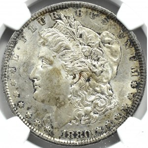 USA, Morgan, Dollar 1880, Philadelphia, NGC MS63