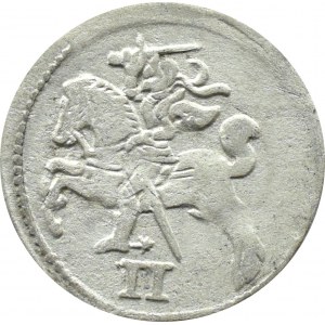 Zygmunt II August, dwudenar 1566, Wilno, dwukrotnie uderzone cyfry 66