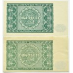 Polska, RP, 2 złote 1946, jasno-zielony, Warszawa