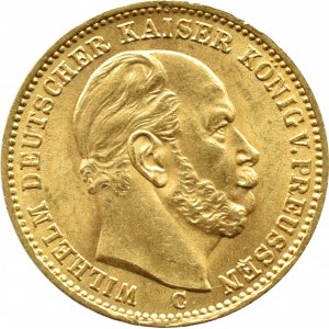 Niemcy, Prusy, Wilhelm I, 20 marek 1872 C, Frankfurt nad Menem, UNC