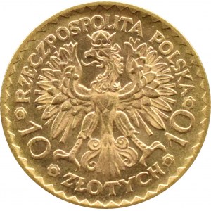 Poland, Second Republic, Bolesław Chrobry, 10 zloty 1925, Warsaw, UNC