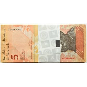Venezuela, Bankpaket 5 Bolivar 2011, Serie Q