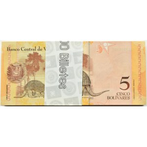 Venezuela, bank parcel 5 bolivars 2011, Q series