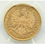 Polsko, Druhá republika, Boleslav Chrobrý, 20 zlotých 1925, Varšava, PCGS MS64