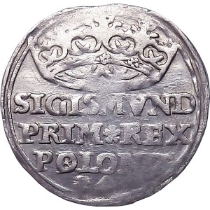 Sigismund I the Old, penny 1528, Cracow, BEAUTIFUL