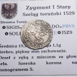 Zygmunt I the Old, 1529 shekel, Torun