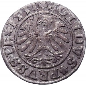 Zikmund I. Starý, šilink 1531, Toruň BEAUTIFUL