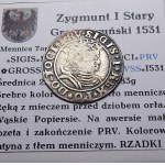 Zikmund I. Starý, groš 1531, Toruň PRV