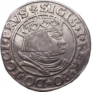 Zygmunt I Stary, grosz 1532, Toruń PIĘKNY