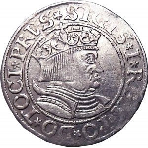 Sigismund I the Old, penny 1533, Toruń RARE and BEAUTIFUL