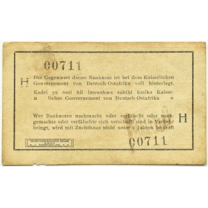 Německo, východní Afrika, 1. známka 1. listopadu 1915, Tabora