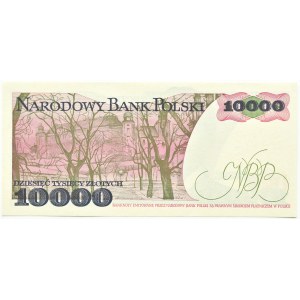 Polsko, PRL, S. Wyspiański, 10000 zlotých 1987, série L, Varšava, UNC