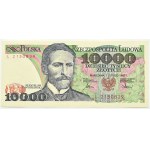 Poland, PRL, S. Wyspianski, 10000 zloty 1987, series L, Warsaw, UNC