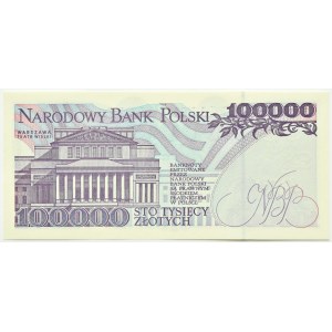 Polsko, III RP, St. Moniuszko, 100000 zlotých 1993, série AE, Varšava, UNC