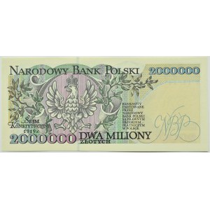 Polsko, III RP, I. J. Paderewski, 2000000 PLN 1993, série B, Varšava, UNC