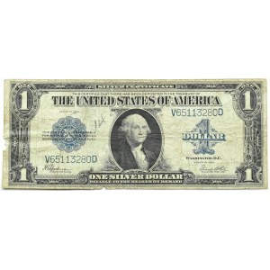 USA, 1 dolar 1923, série V/D, G. Washington, velký formát