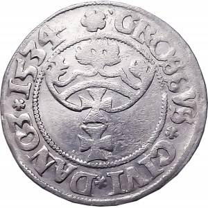 Zikmund I. Starý, penny 1534, Gdaňsk PR KRÁSNÝ