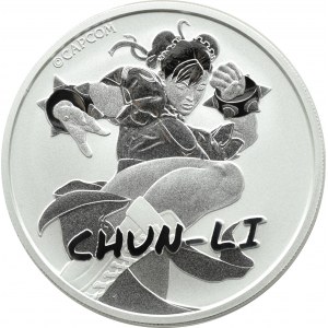Tuvalu, dollar 2022, Chun-Li, Perth, UNC
