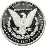 USA, Morgan, ounce of silver, Golden State Mint