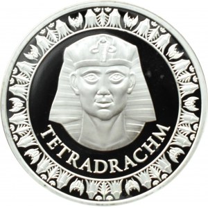 Tetradrachm, medaile 7 divů světa, stříbrná unce