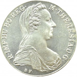 Austria, Maria Theresa, thaler 1780, new minting, UNC