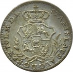 Stanislaw A. Poniatowski, 2 silver pennies (half gold) 1766 F.S., Warsaw, BEAUTIFUL!