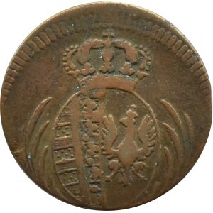 Duchy of Warsaw, 1810 penny I. S., Warsaw, Effectively destructed