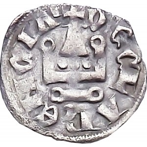 Izabella z Villehardouin, denar 1289-1307, Księstwo Achai