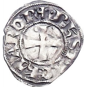 Filip II. z Tarentu, denár 1307-1313, Achájské knížectví