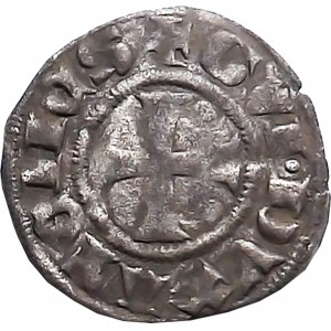 Robert z Taranto, denar 1318-1322/1333-1364, Księstwo Achai