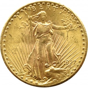 USA, Saint Gaudens, $20 1927, Philadelphia